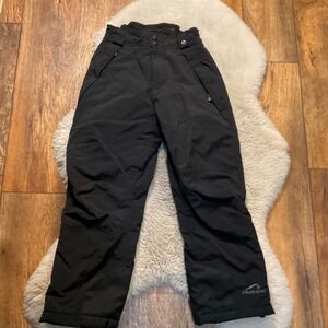 Polar Edge Dominator Snow Pants Size Small Black Kids Insulated Winter Ski Snowb